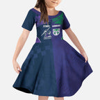 Custom Warriors-Storm Kid Short Sleeve Dress Together Sporty Style