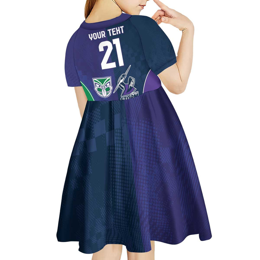 Custom Warriors-Storm Kid Short Sleeve Dress Together Sporty Style