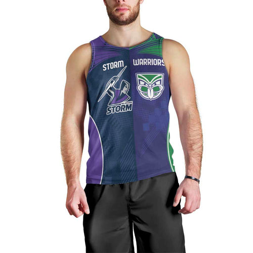 Custom Warriors-Storm Men Tank Top Together Sporty Style