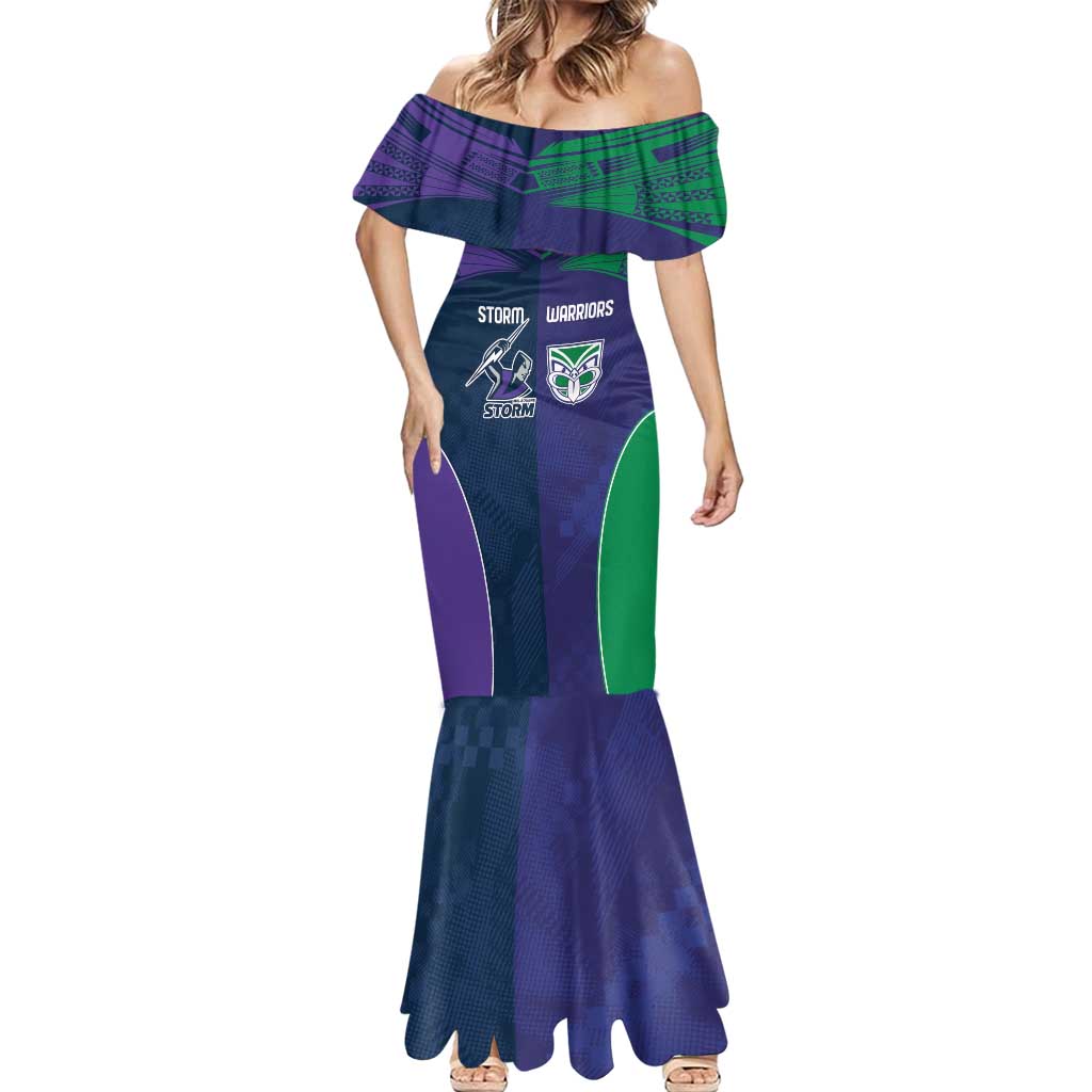 Custom Warriors-Storm Mermaid Dress Together Sporty Style