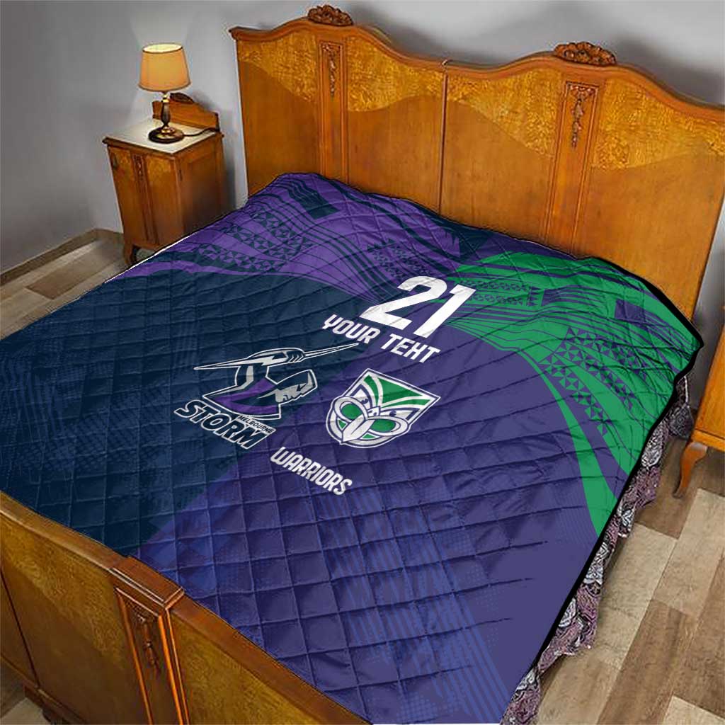 Custom Warriors-Storm Quilt Together Sporty Style