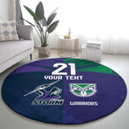 Custom Warriors-Storm Round Carpet Together Sporty Style