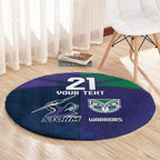 Custom Warriors-Storm Round Carpet Together Sporty Style