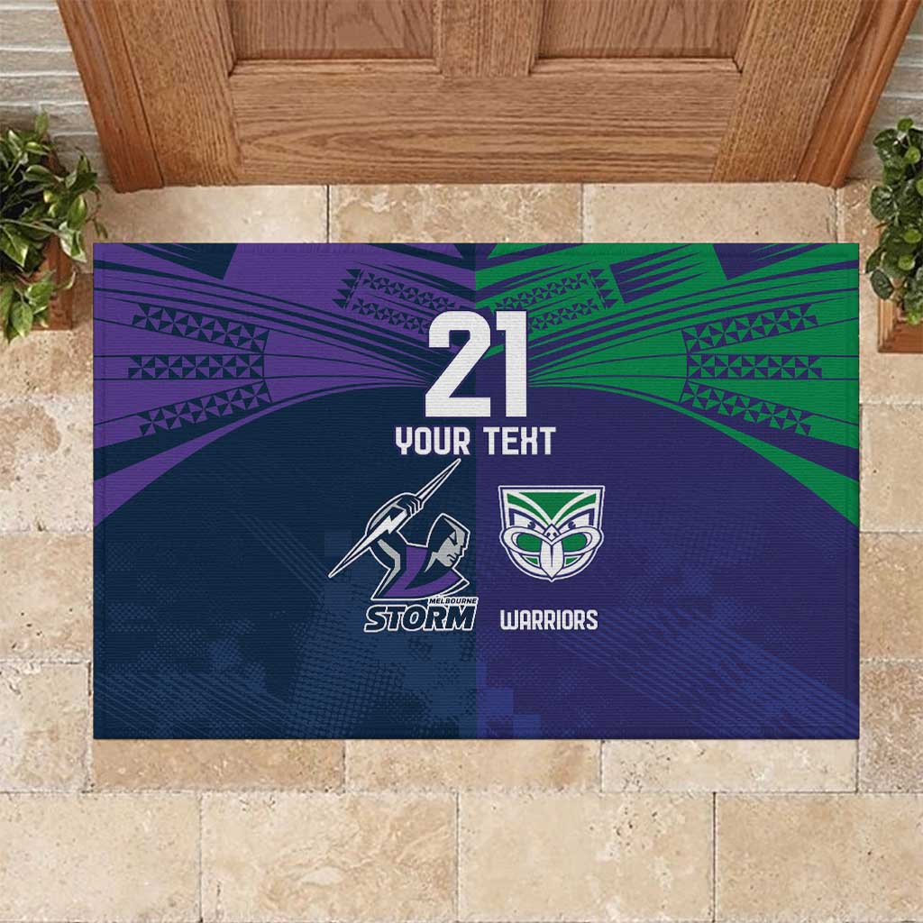 Custom Warriors-Storm Rubber Doormat Together Sporty Style