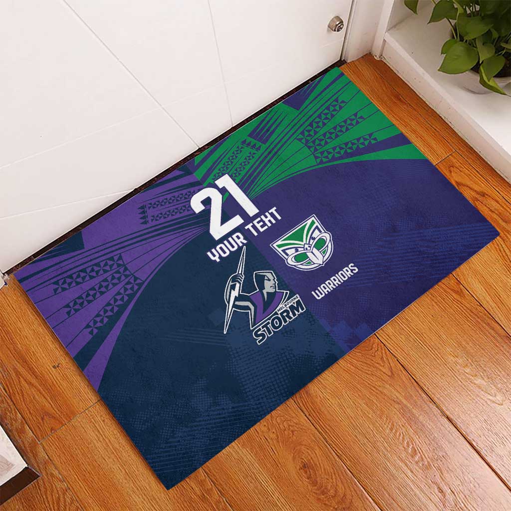 Custom Warriors-Storm Rubber Doormat Together Sporty Style