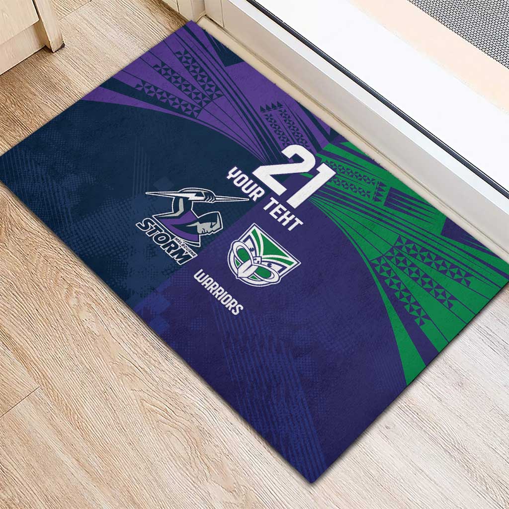 Custom Warriors-Storm Rubber Doormat Together Sporty Style