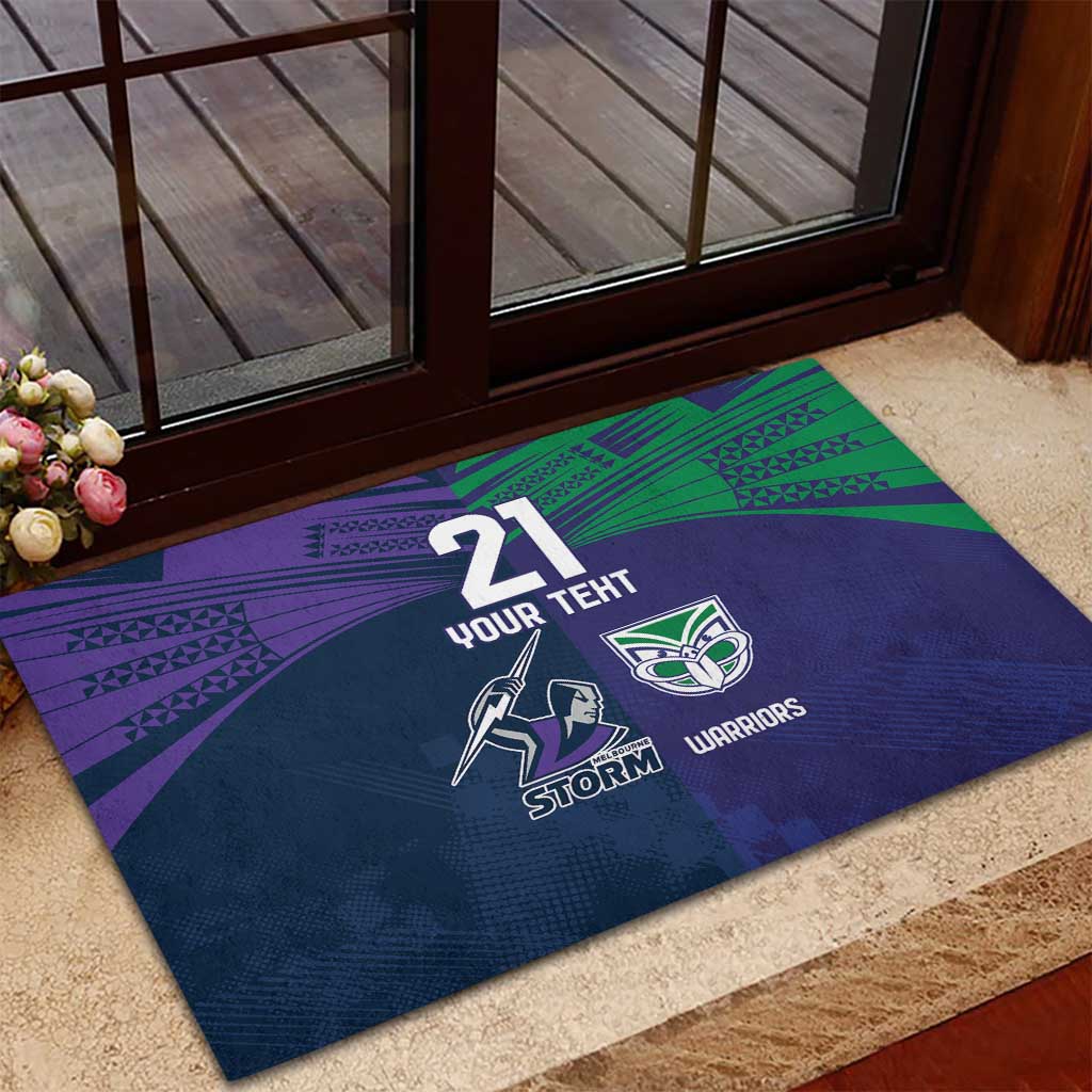 Custom Warriors-Storm Rubber Doormat Together Sporty Style