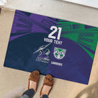 Custom Warriors-Storm Rubber Doormat Together Sporty Style