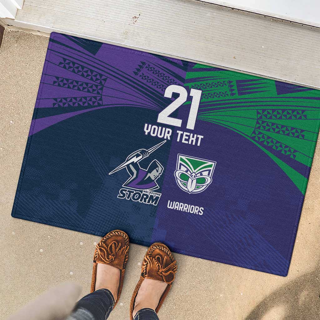 Custom Warriors-Storm Rubber Doormat Together Sporty Style