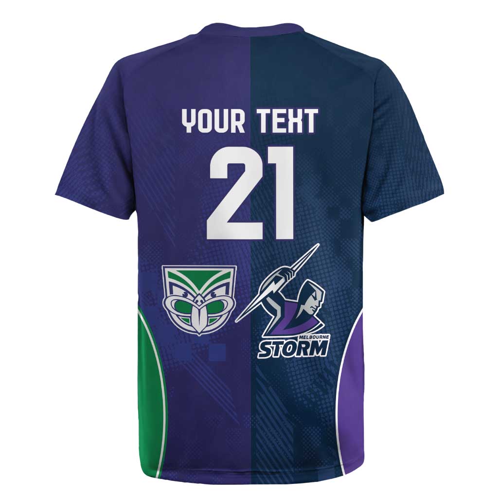 Custom Warriors-Storm Rugby Jersey Together Sporty Style