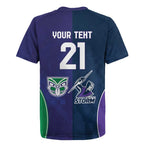Custom Warriors-Storm Rugby Jersey Together Sporty Style