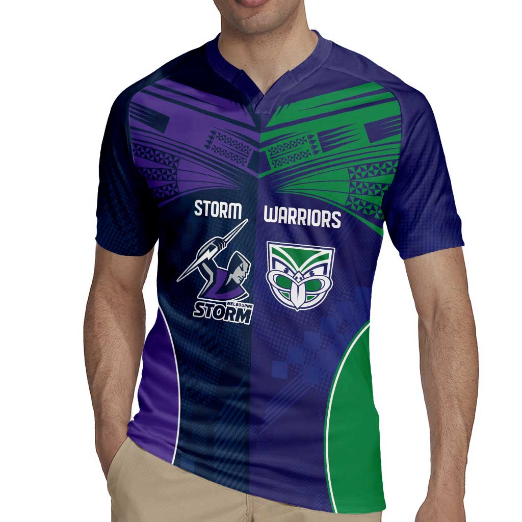 Custom Warriors-Storm Rugby Jersey Together Sporty Style