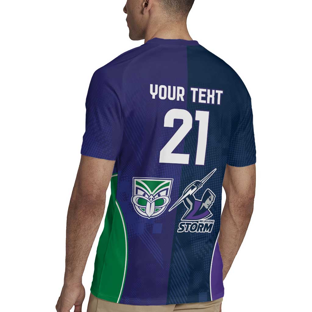 Custom Warriors-Storm Rugby Jersey Together Sporty Style