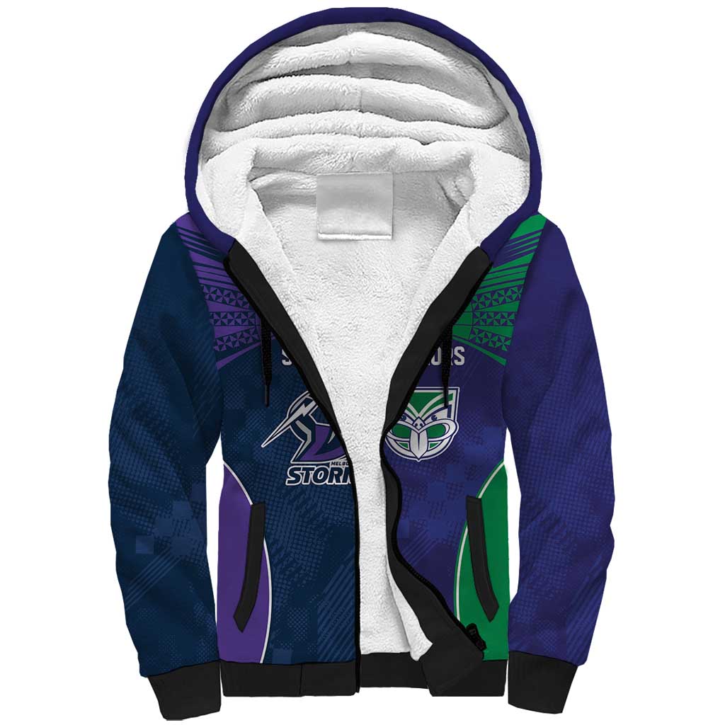 Custom Warriors-Storm Sherpa Hoodie Together Sporty Style