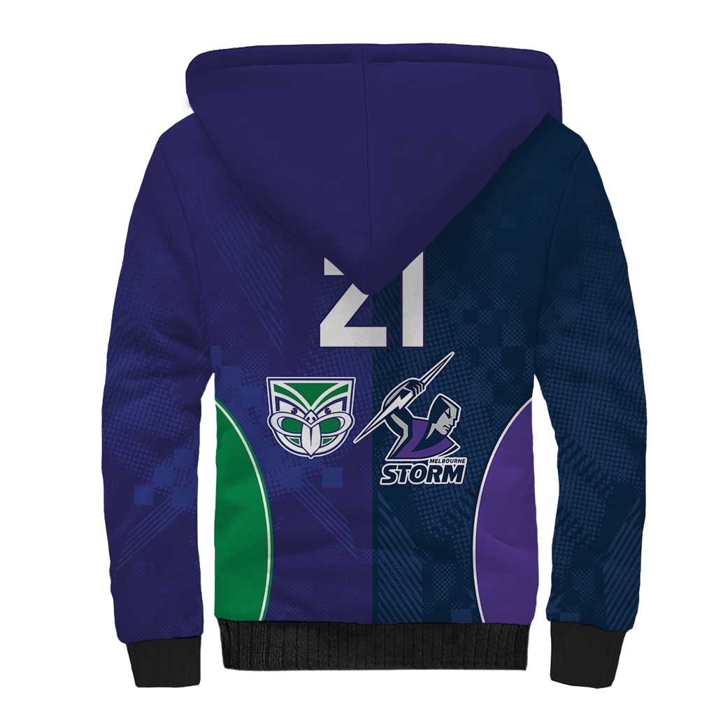 Custom Warriors-Storm Sherpa Hoodie Together Sporty Style