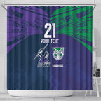Custom Warriors-Storm Shower Curtain Together Sporty Style
