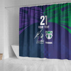 Custom Warriors-Storm Shower Curtain Together Sporty Style