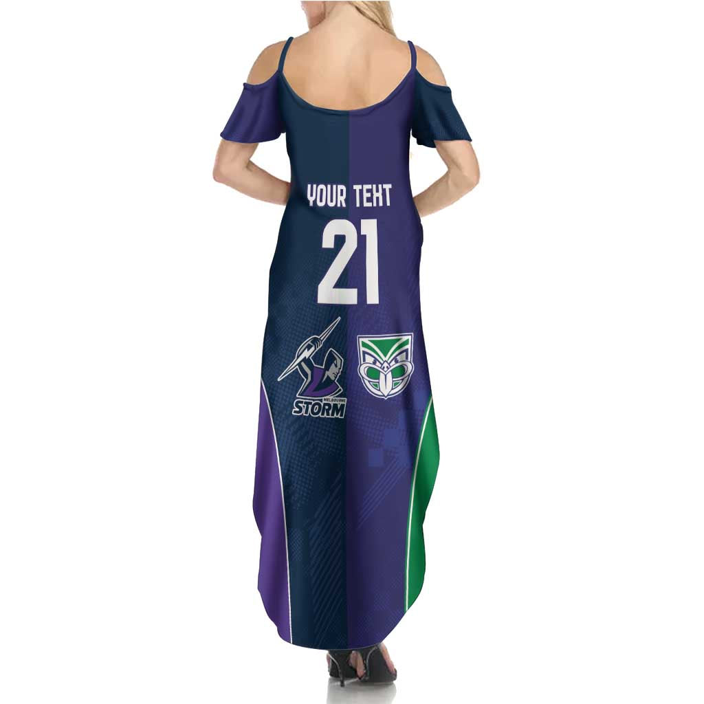 Custom Warriors-Storm Summer Maxi Dress Together Sporty Style
