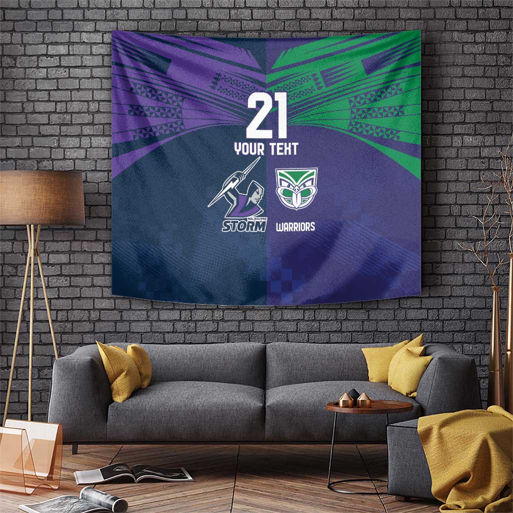 Custom Warriors-Storm Tapestry Together Sporty Style