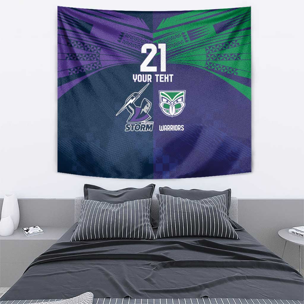 Custom Warriors-Storm Tapestry Together Sporty Style