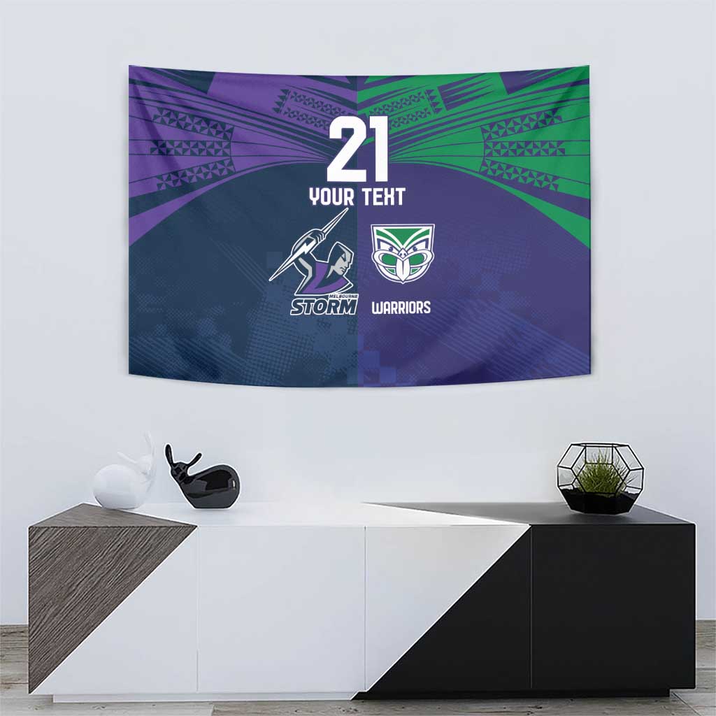 Custom Warriors-Storm Tapestry Together Sporty Style