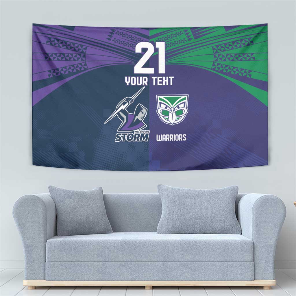 Custom Warriors-Storm Tapestry Together Sporty Style