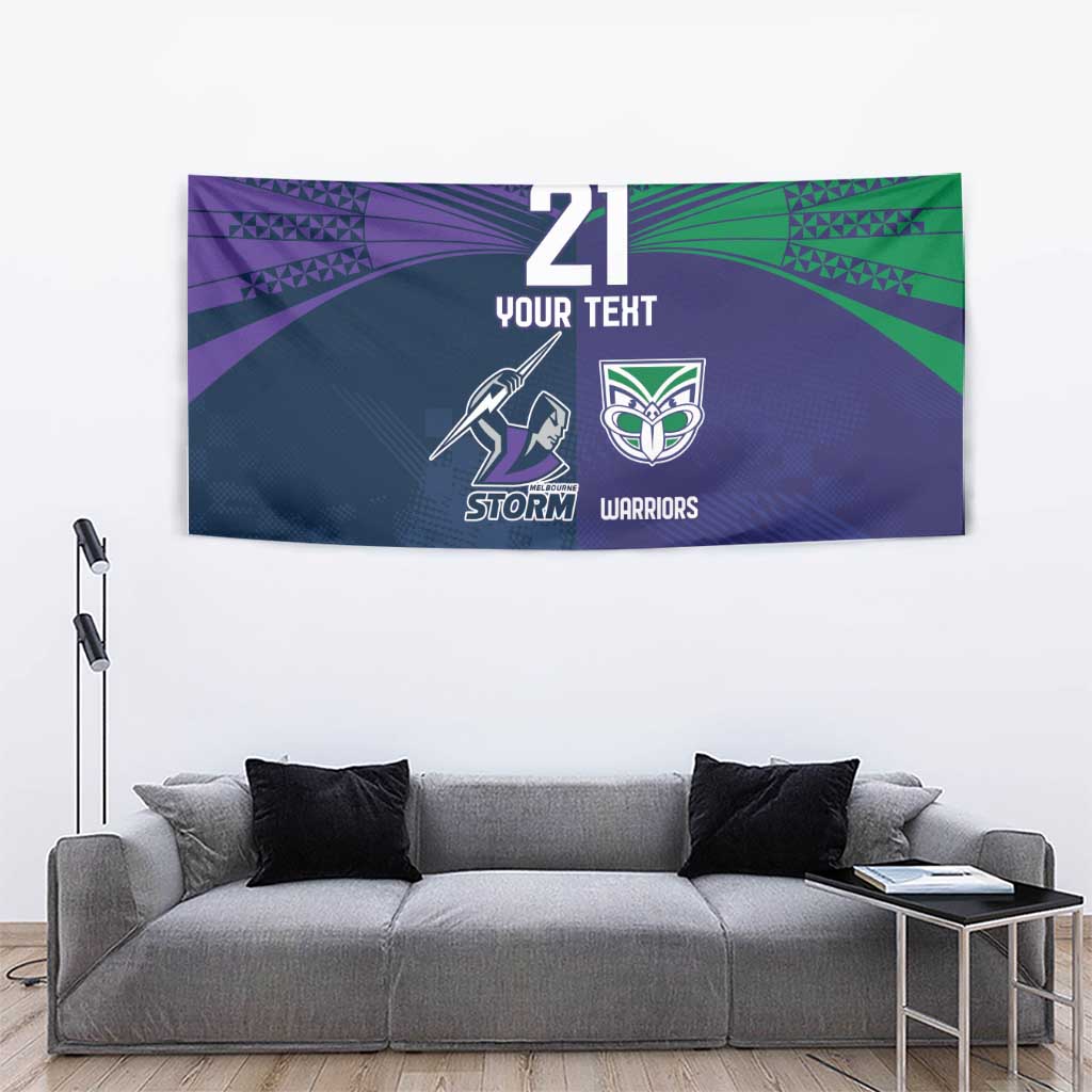 Custom Warriors-Storm Tapestry Together Sporty Style