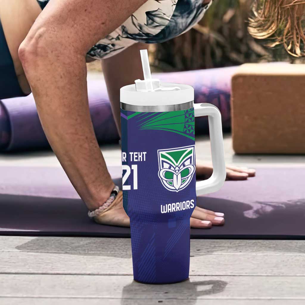 Custom Warriors-Storm Tumbler With Handle Together Sporty Style