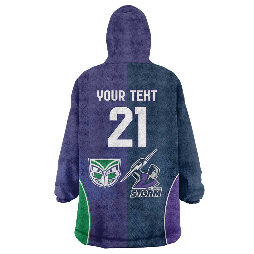 Custom Warriors-Storm Wearable Blanket Hoodie Together Sporty Style