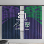 Custom Warriors-Storm Window Curtain Together Sporty Style