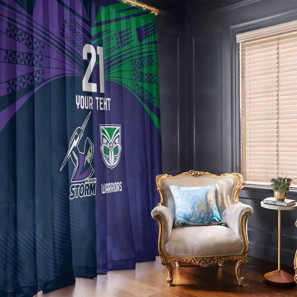 Custom Warriors-Storm Window Curtain Together Sporty Style