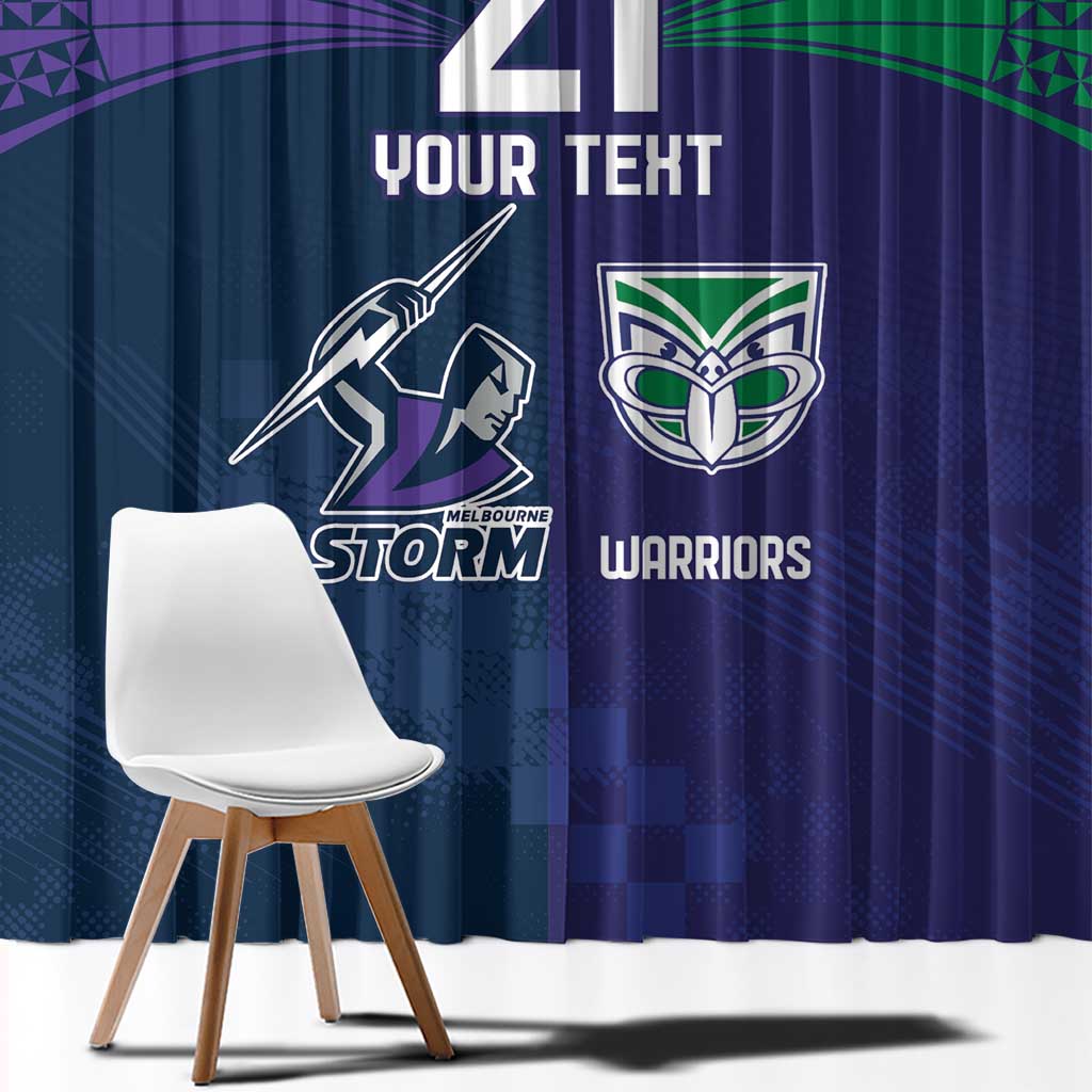 Custom Warriors-Storm Window Curtain Together Sporty Style