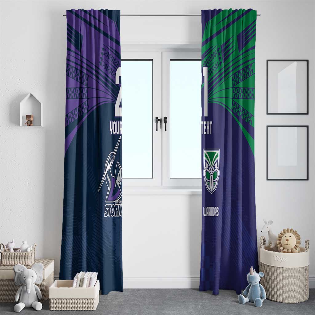 Custom Warriors-Storm Window Curtain Together Sporty Style