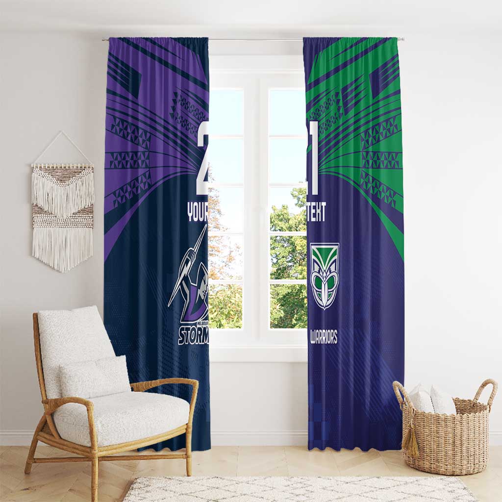 Custom Warriors-Storm Window Curtain Together Sporty Style