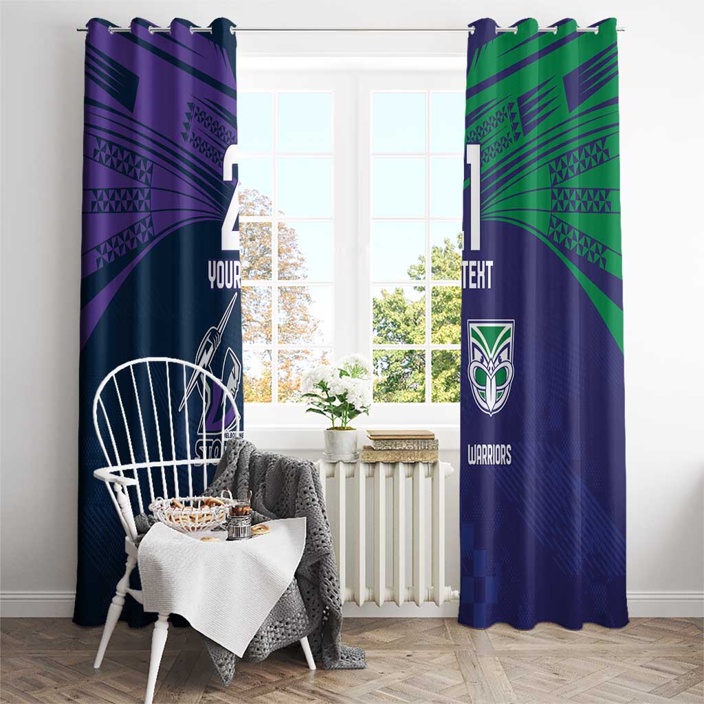 Custom Warriors-Storm Window Curtain Together Sporty Style
