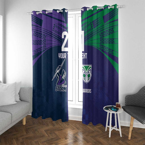 Custom Warriors-Storm Window Curtain Together Sporty Style
