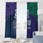 Custom Warriors-Storm Window Curtain Together Sporty Style
