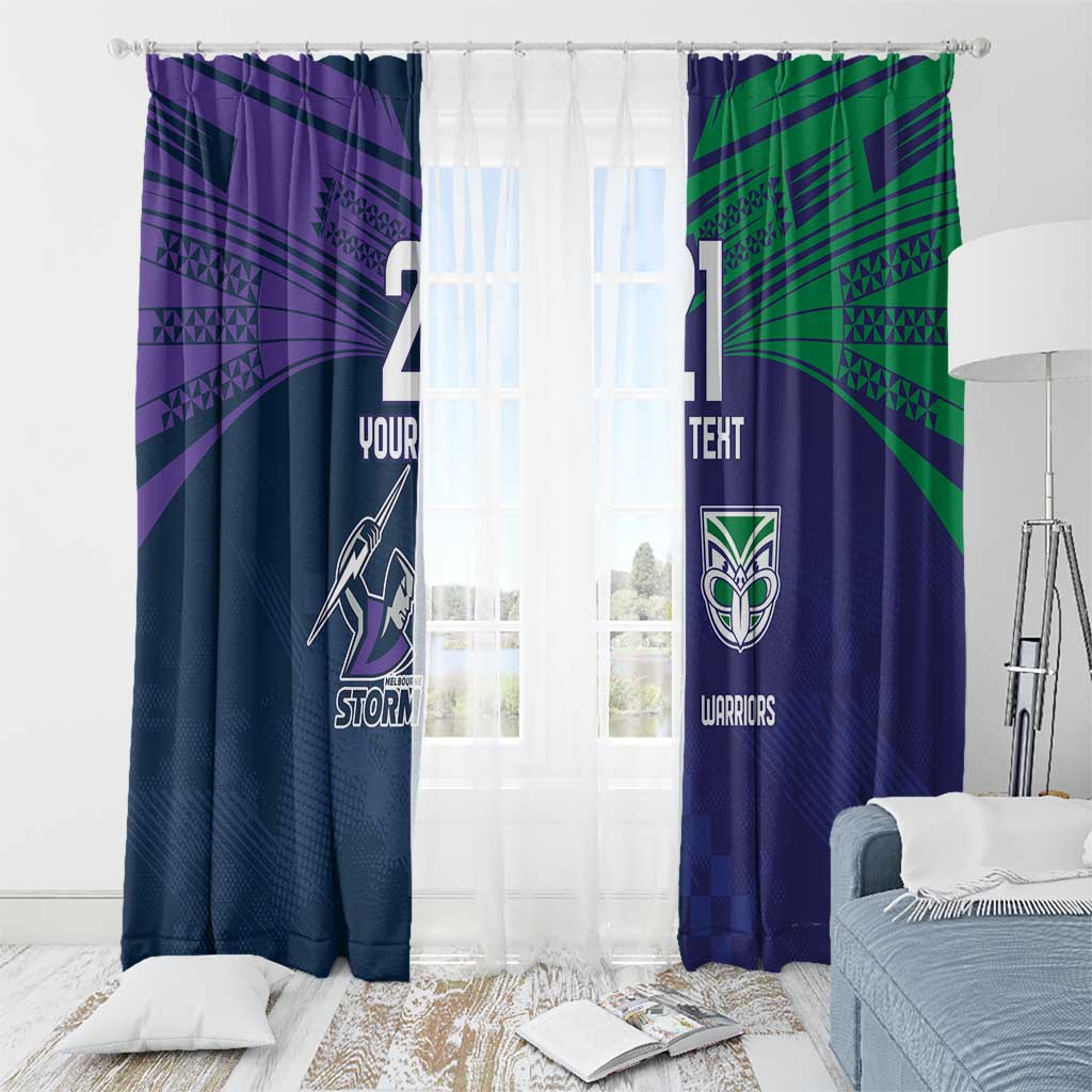 Custom Warriors-Storm Window Curtain Together Sporty Style