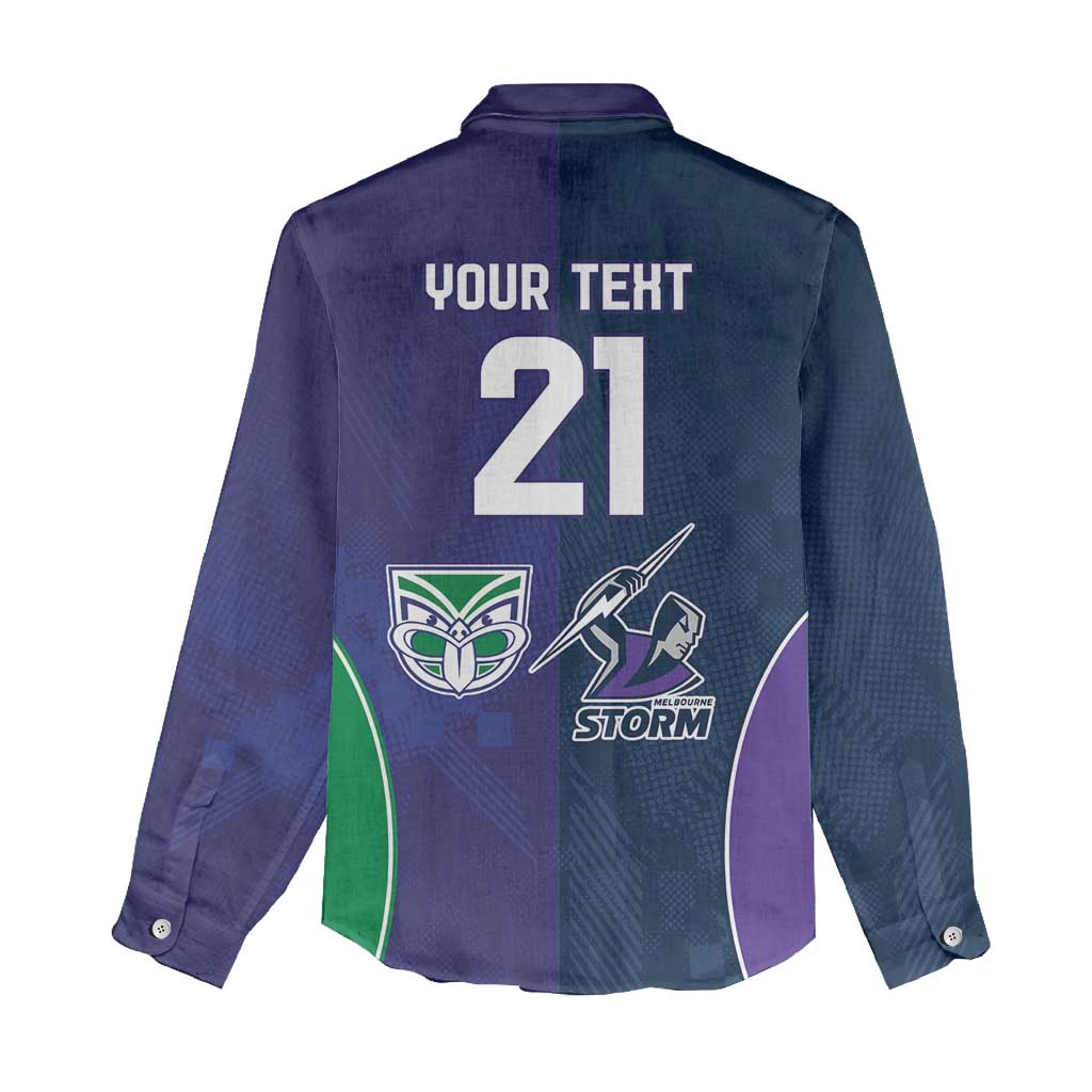 Custom Warriors-Storm Women Casual Shirt Together Sporty Style