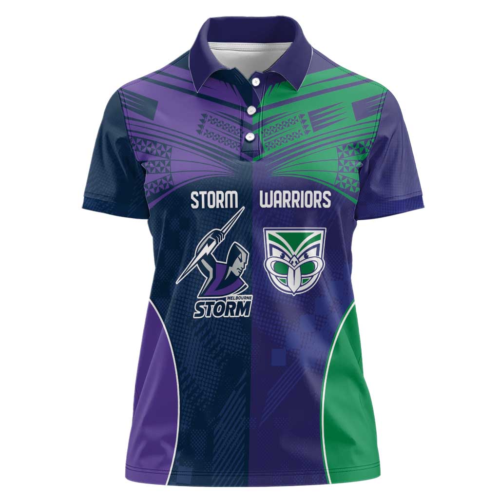 Custom Warriors-Storm Women Polo Shirt Together Sporty Style