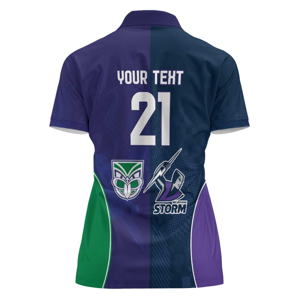 Custom Warriors-Storm Women Polo Shirt Together Sporty Style