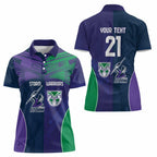 Custom Warriors-Storm Women Polo Shirt Together Sporty Style