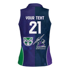 Custom Warriors-Storm Women Sleeveless Polo Shirt Together Sporty Style