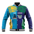 Custom Warriors-Titans Baseball Jacket Together Sporty Style