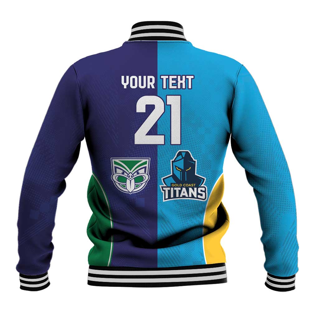 Custom Warriors-Titans Baseball Jacket Together Sporty Style
