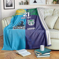 Custom Warriors-Titans Blanket Together Sporty Style