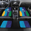 Custom Warriors-Titans Car Mats Together Sporty Style