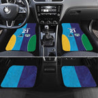 Custom Warriors-Titans Car Mats Together Sporty Style