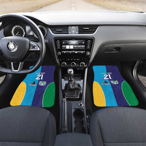 Custom Warriors-Titans Car Mats Together Sporty Style