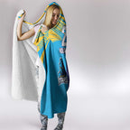 Custom Warriors-Titans Hooded Blanket Together Sporty Style